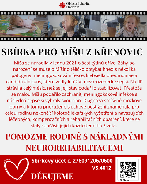 SBÍRKA PRO MÍŠU SBÍRKA PRO MÍŠU